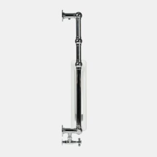 Vivien 8 Wall Mounted Bathroom Towel Rail - side view